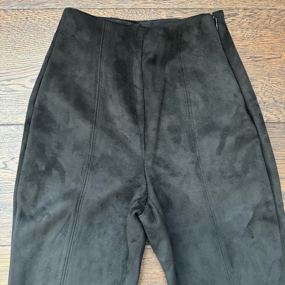 BABATON Black Suede Leggings NWOT - Picture 2 of 8